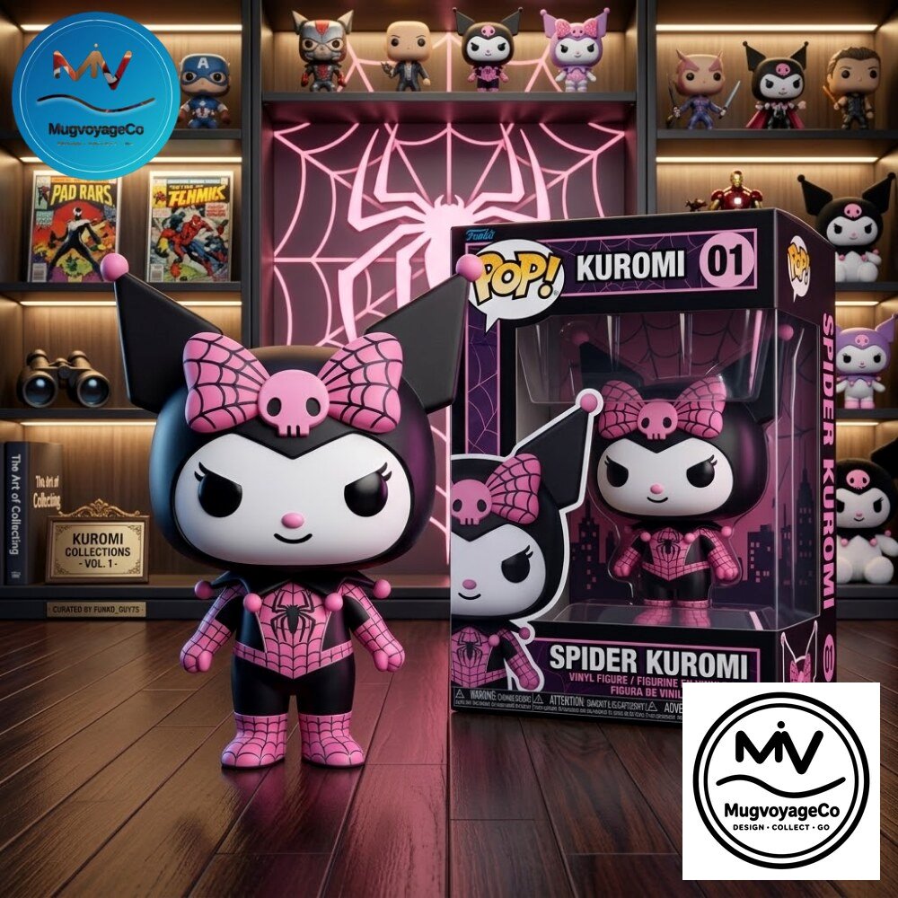 "Top 5 Must-Have Collectibles: Spider-Man, Dragons, and Halloween Delights" 1 Funko Pop Spiderman x Kurromi Spider Kuromi Figure