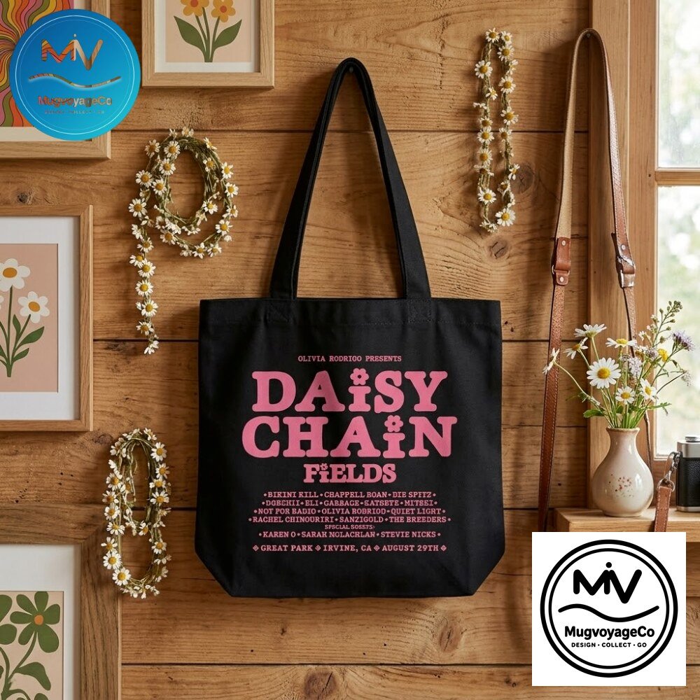Olivia Rodrigo Daisy Chain Fields Admat Tote Bag