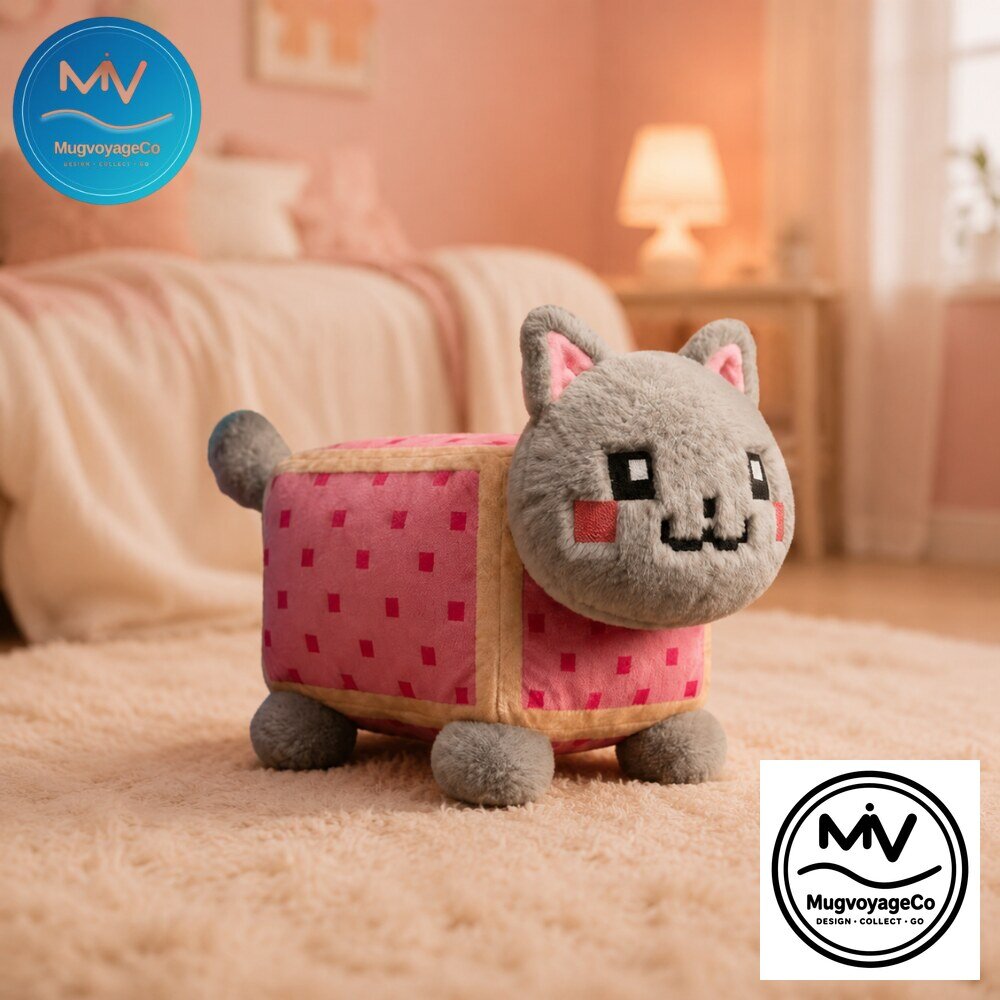 Minecraft Blocky Cat Plush Toy 2026