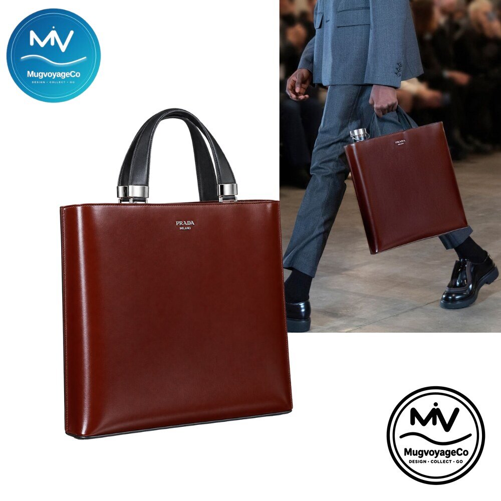 Prada Milano Brown Tote Bag 2026