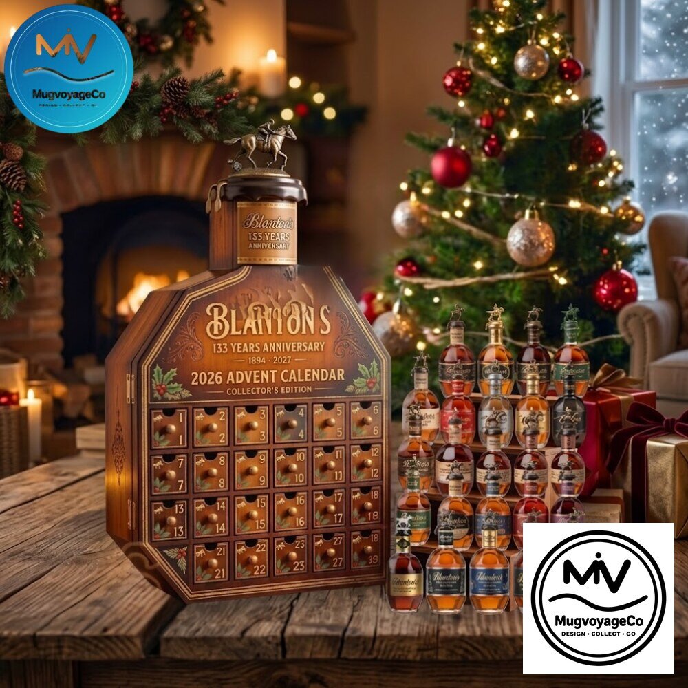 Blantons 133 Years Anniversary Collectors Edition Bourbon Decanter Whiskey Advent Calendar 2026
