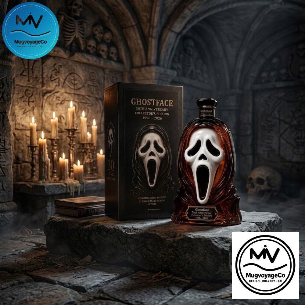 Ghostface 30th Anniversary Collector Edition Decanter Whiskey Bottle Helloween 2026