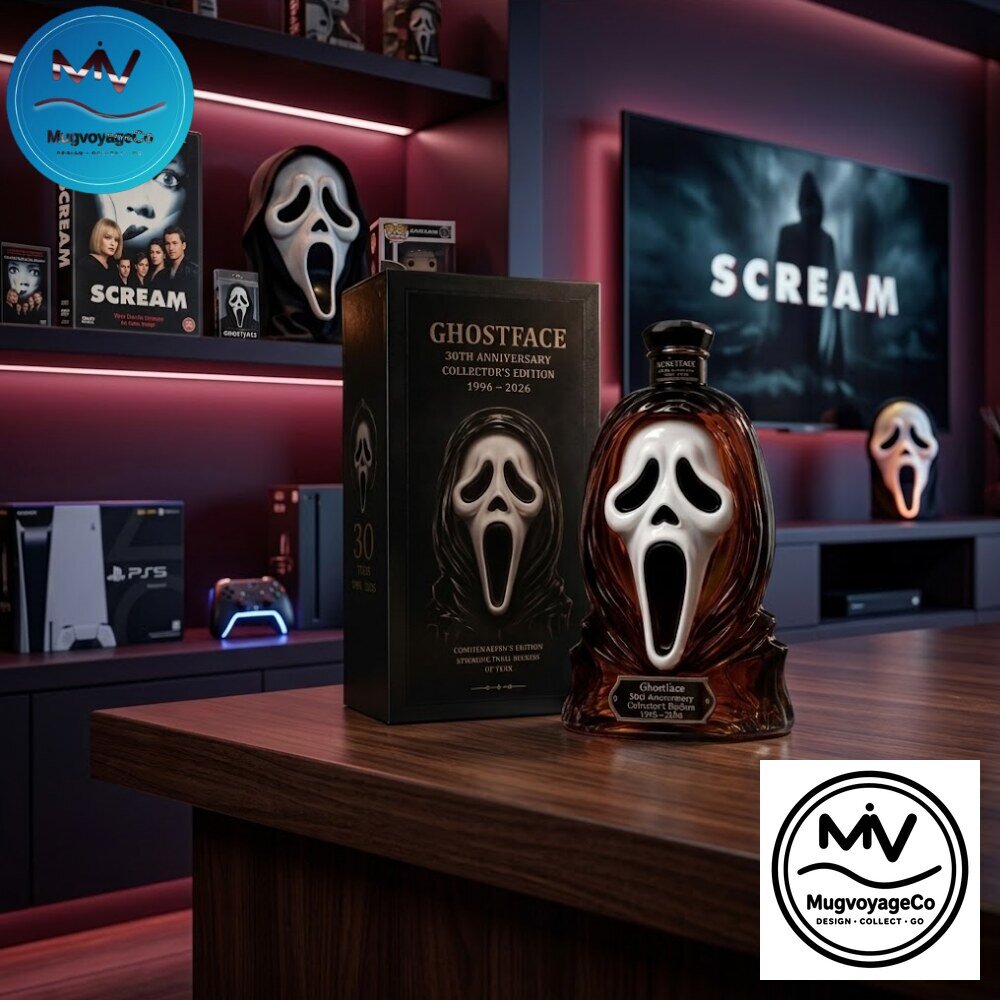 Ghostface 30th Anniversary Collector Edition Decanter Whiskey Bottle Helloween 2026 4 Ghostface 30th Anniversary Collector Edition Decanter Whiskey Bottle Helloween 2026