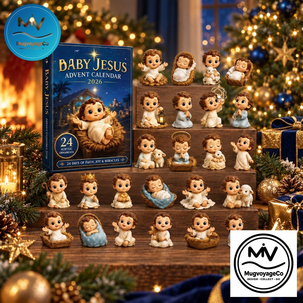"Top 2026 Gifts: Gumball Plush, Advent Calendar, Grateful Dead, Real Madrid" 3 Baby Jesus 24 Days Acrylic Ornaments Advent Calendar 2026
