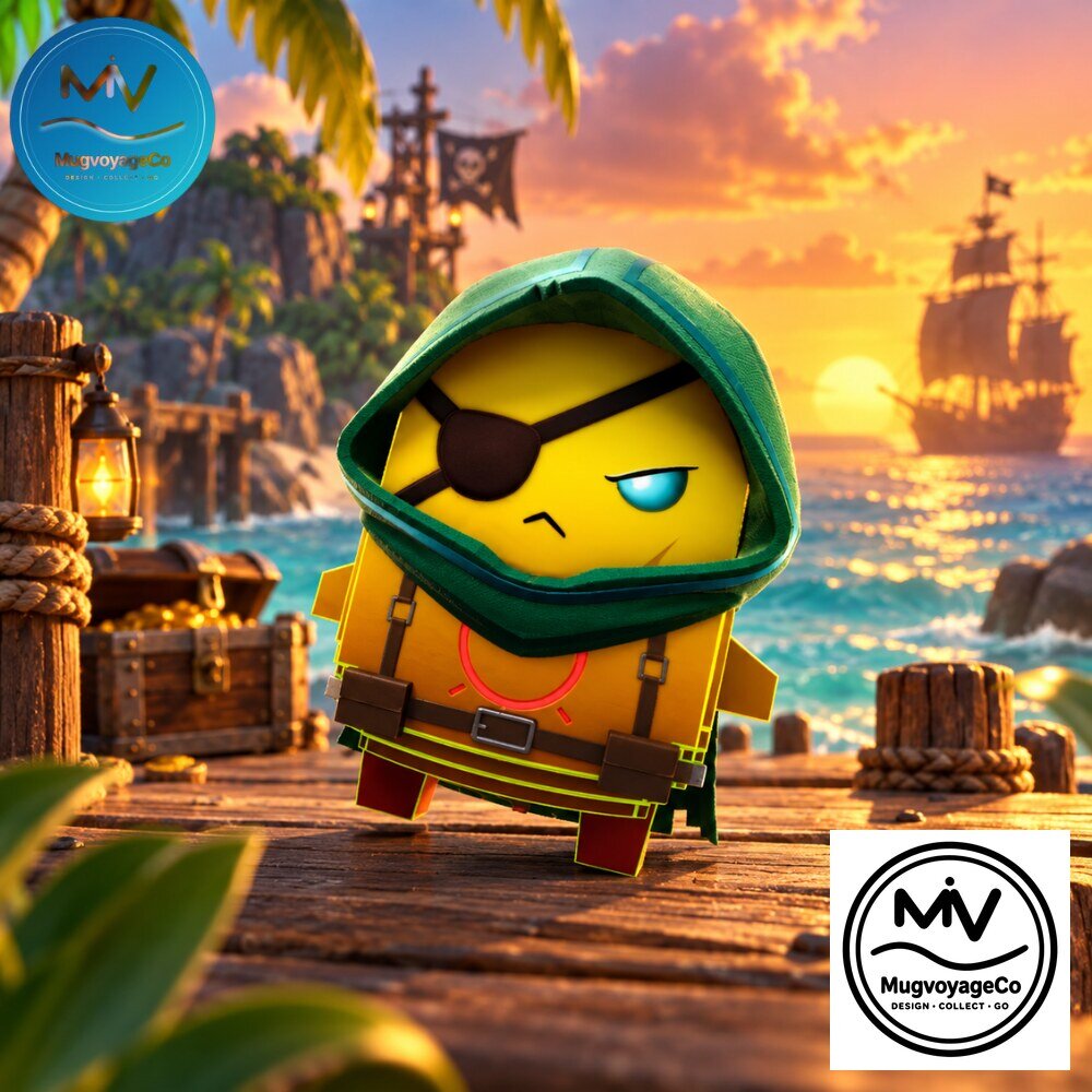 "Top 2026 Collectibles: Vinyl Figures and Exclusive Advent Calendars" 58 Pirate Green Hooded Yellow Block Character Vinyl Figure 2026