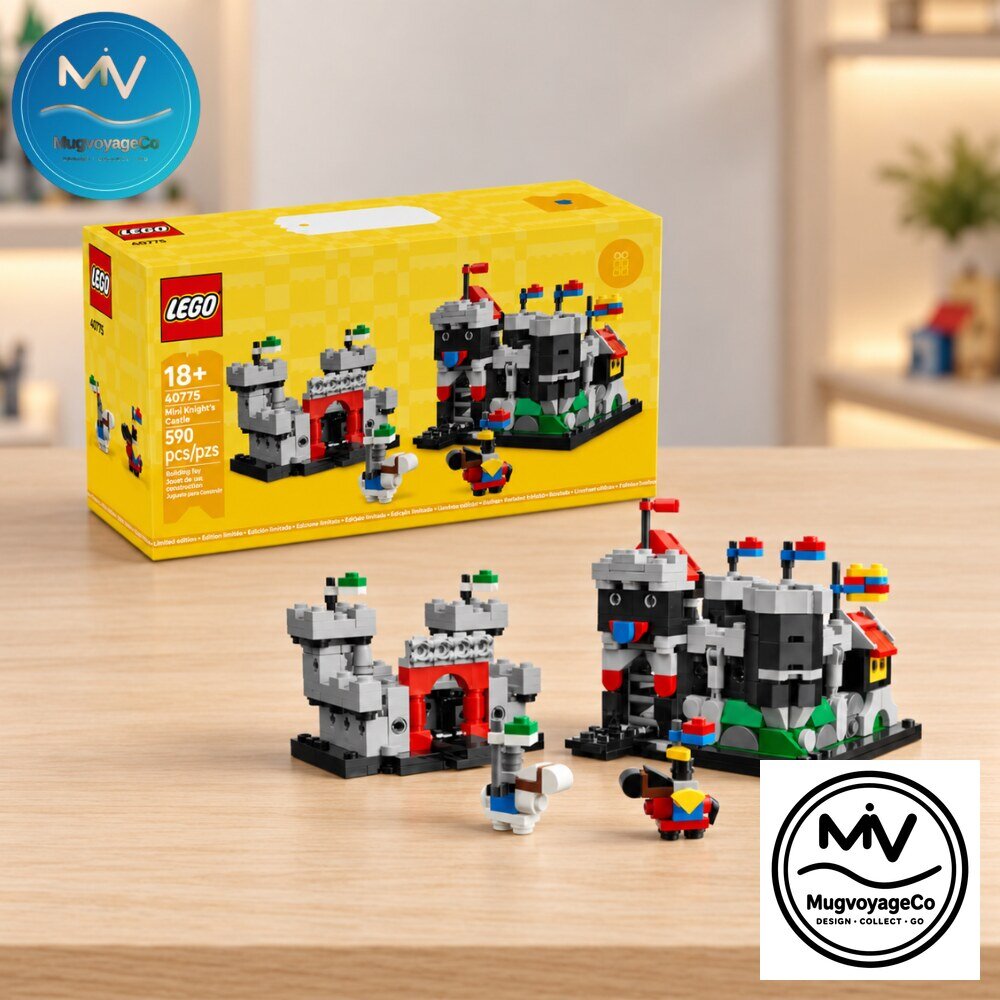 "2026 Top Gift Ideas: Building Sets, Plush Toys, and Accessories" 53 40775 Mini Knights Castle Building Brick Set 590 Pcs 2026