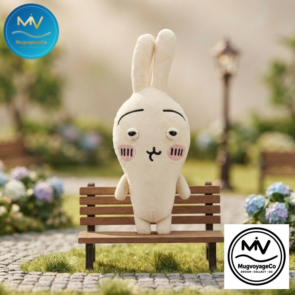 Funny Expression Cream Rabbit Plush Toy Sitting 2026 3 Funny Expression Cream Rabbit Plush Toy Sitting 2026