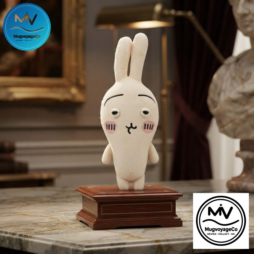 Funny Expression Cream Rabbit Plush Toy Sitting 2026 4 Funny Expression Cream Rabbit Plush Toy Sitting 2026