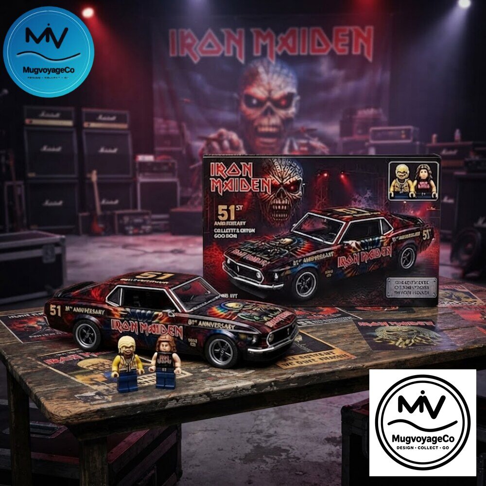 Iron Maiden 51st Anniversary Muscle Car Building Brick Set 2026