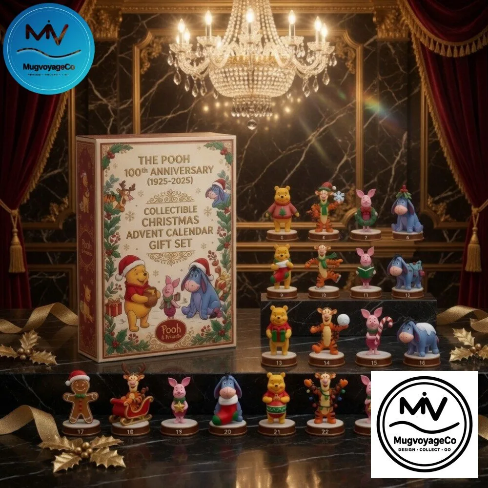 The Pooh 100th Anniversary Collectible Christmas Advent Calendar Gift Set 5 The Pooh 100th Anniversary Collectible Christmas Advent Calendar Gift Set