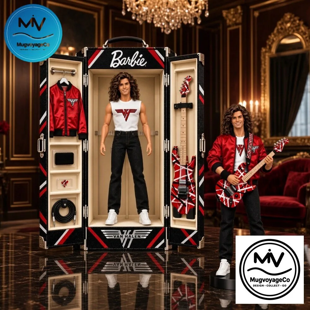 "Must-Have 2026 Collectibles: Van Halen Barbie, Ornaments, and More" 1 Eddie Van Halen Barbie Collector Edition Fashion Doll 2026