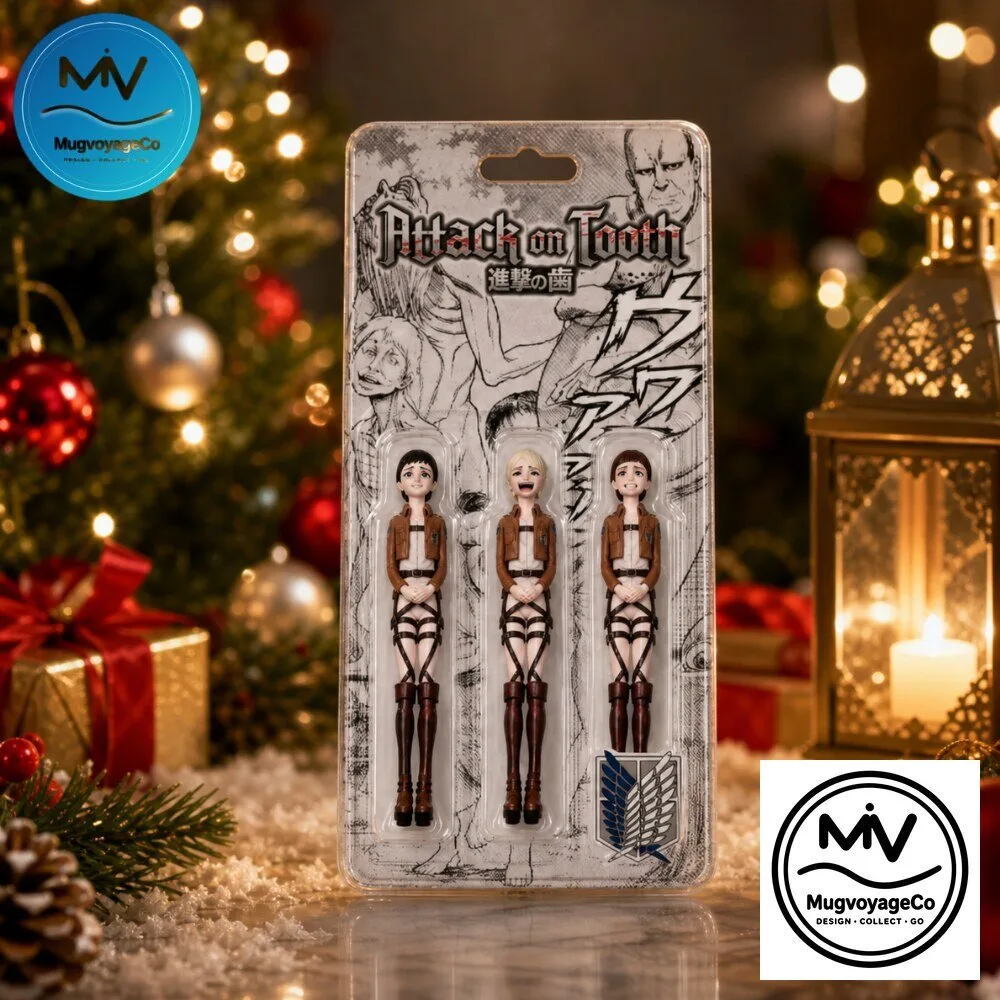 Attack on Titan Inspired Toothbrush Anime Survey Corps Set 3 2026