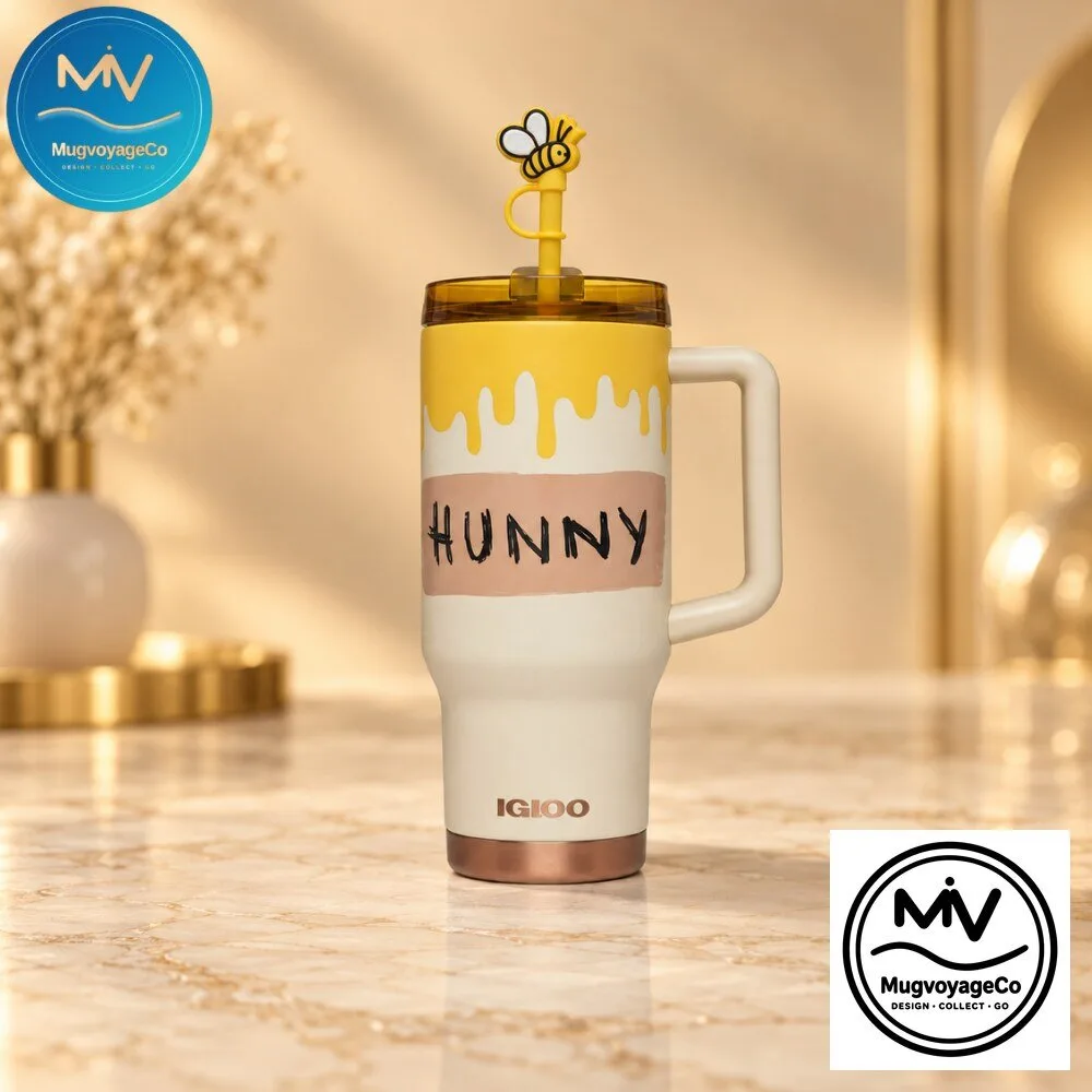 Igloo Winnie the Pooh Hunny Pot Stainless Steel Tumbler with Straw 2026 4 Igloo Winnie the Pooh Hunny Pot Stainless Steel Tumbler with Straw 2026