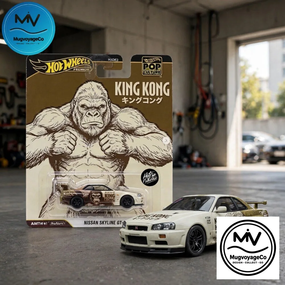 Hot Wheels Premium Pop Culture King Kong Nissan Skyline GT-R Diecast Car 2026