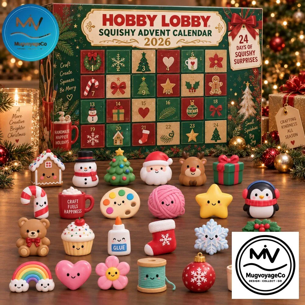Hobby Lobby Squishy Advent Calendar 2026 24 Days of Squishy Surprises