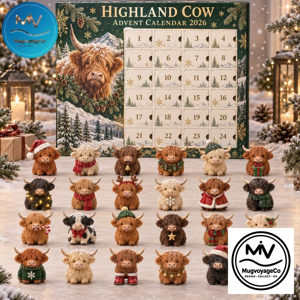 Highland Cow Advent Calendar 2026