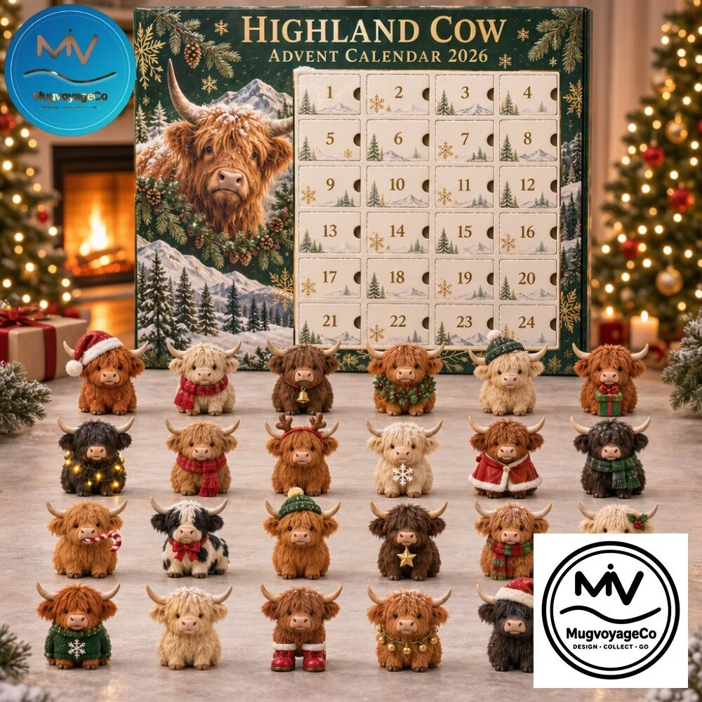 Highland Cow Advent Calendar 2026 4 Highland Cow Advent Calendar 2026