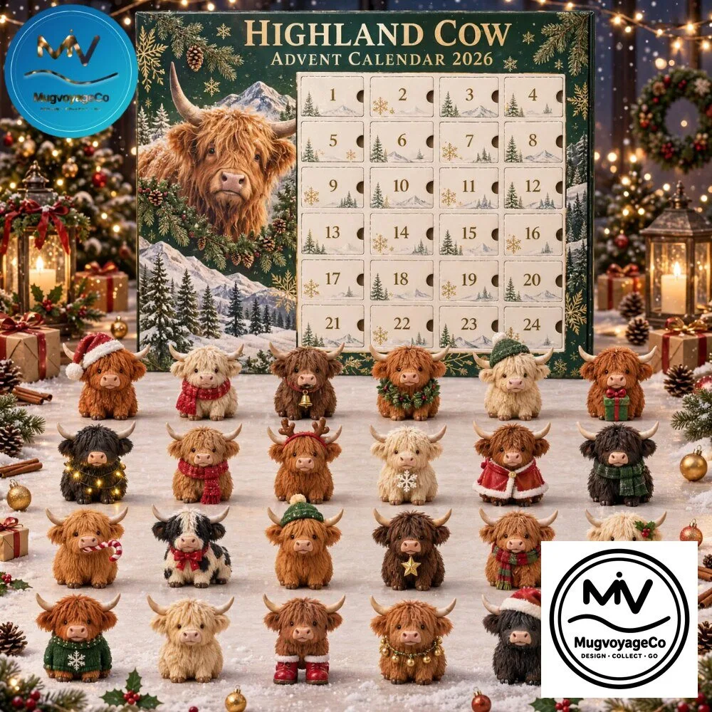 Highland Cow Advent Calendar 2026 5 Highland Cow Advent Calendar 2026