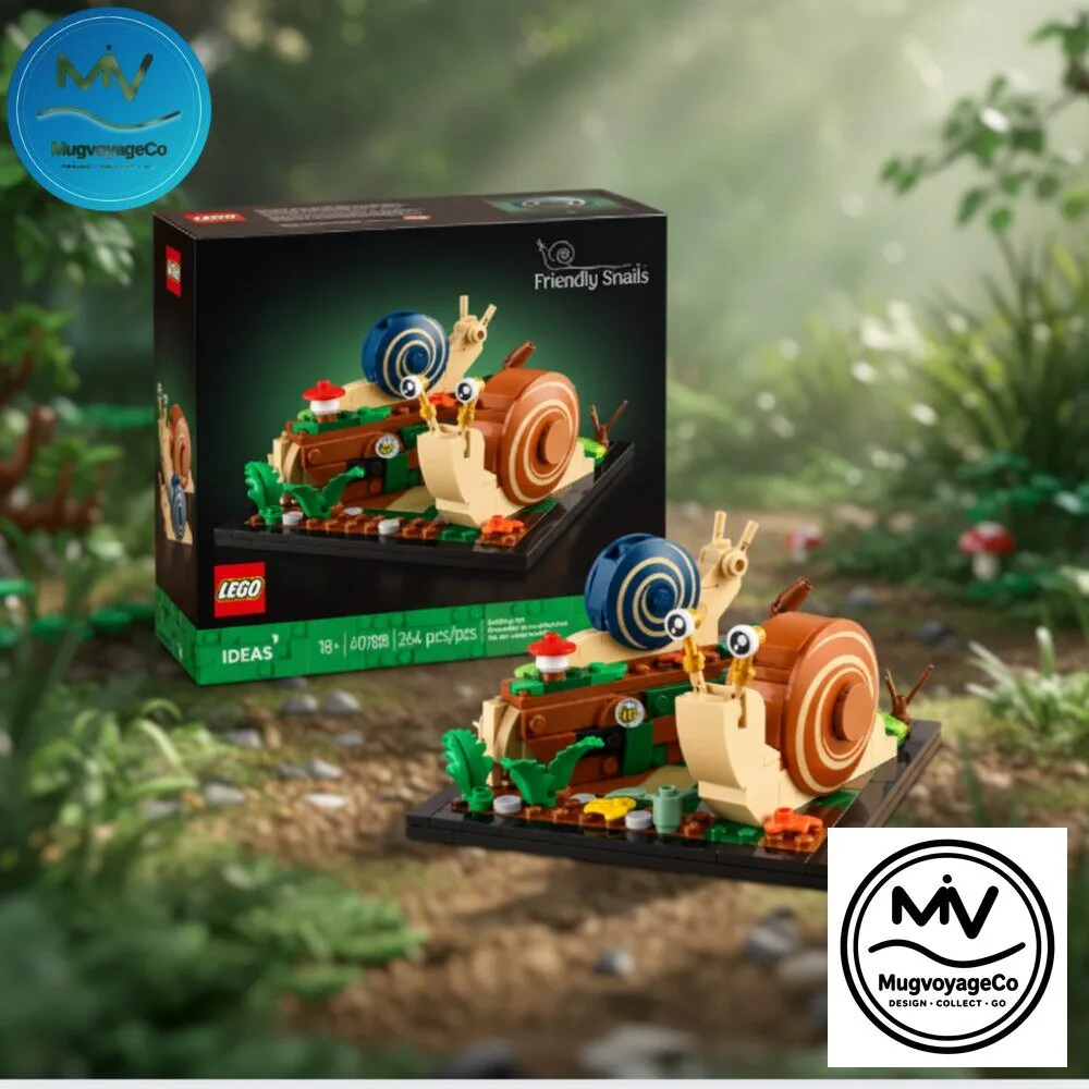 LEGO Ideas Friendly Snails Brick Set 2026