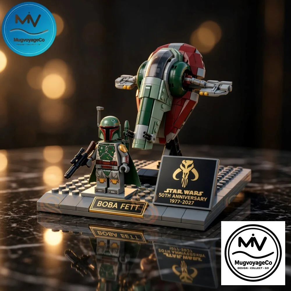 LEGO Star Wars Boba Fett Minifigure and Starship Display Set 2026