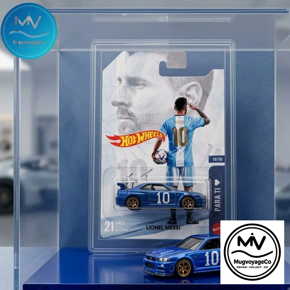 Hot Wheels Lionel Messi Custom Nissan Skyline GT-R R34 Diecast Car 2026