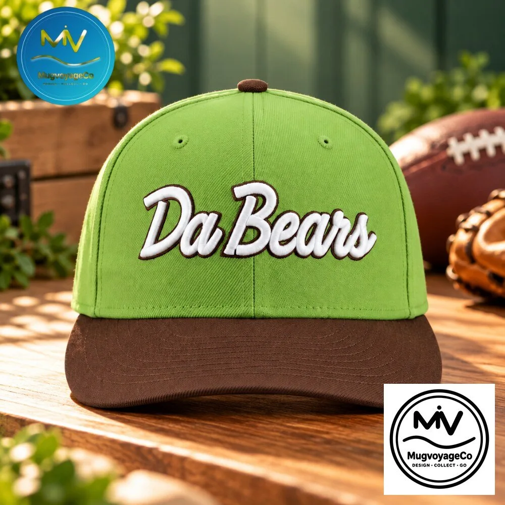 Da Bears Embroidered Baseball Cap Football Fan Hat