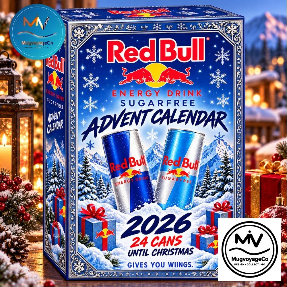 Red Bull Christmas Advent Calendar 24 Days Holiday Countdown Gift